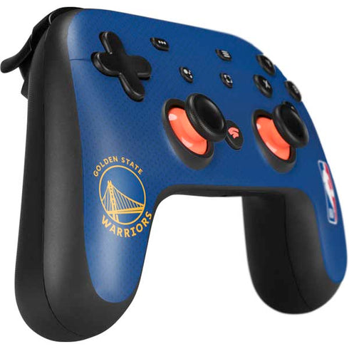 NBA Golden State Warriors Jersey Google Stadia Controller Skin